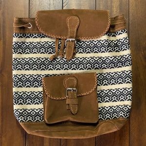 Genuine Leather Columbian Backpack